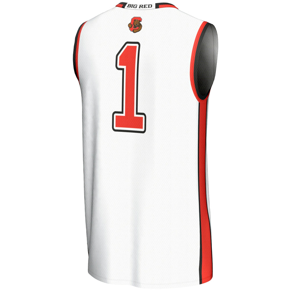 #1 Cornell Big Red Lightweight Basketball Jersey - White product image 4