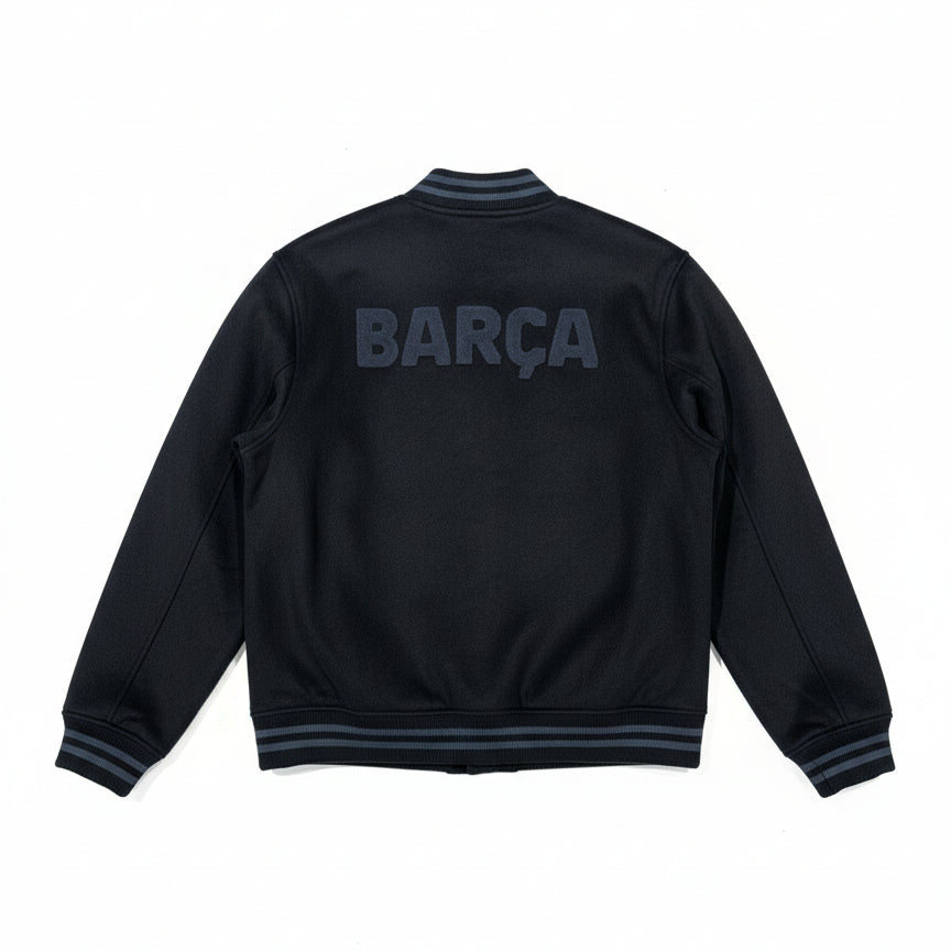 Sport Design Sweden FC Barcelona Youth Varsity Wool Jacket product image 2, provided for visual reference and product detail