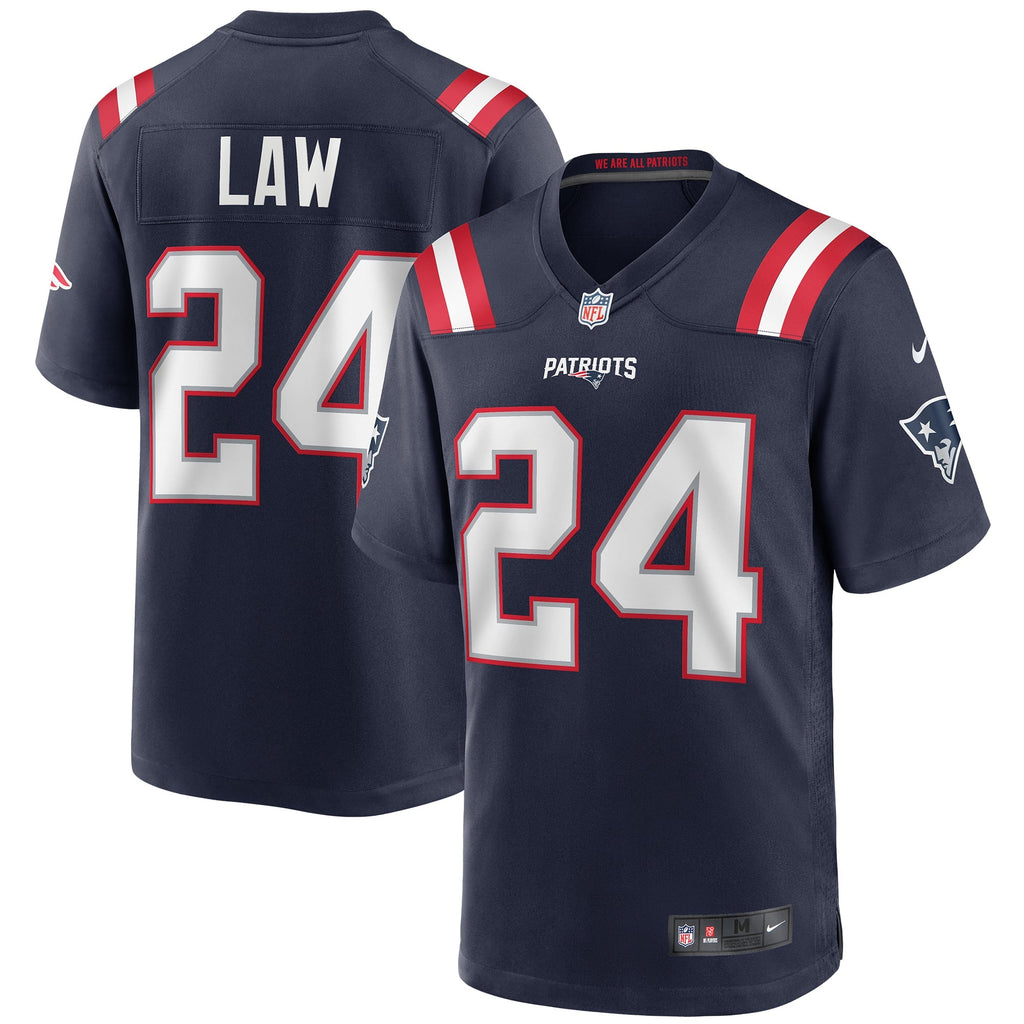 New England Patriots Ty Law Nike Navy Game Retired Player product image 1