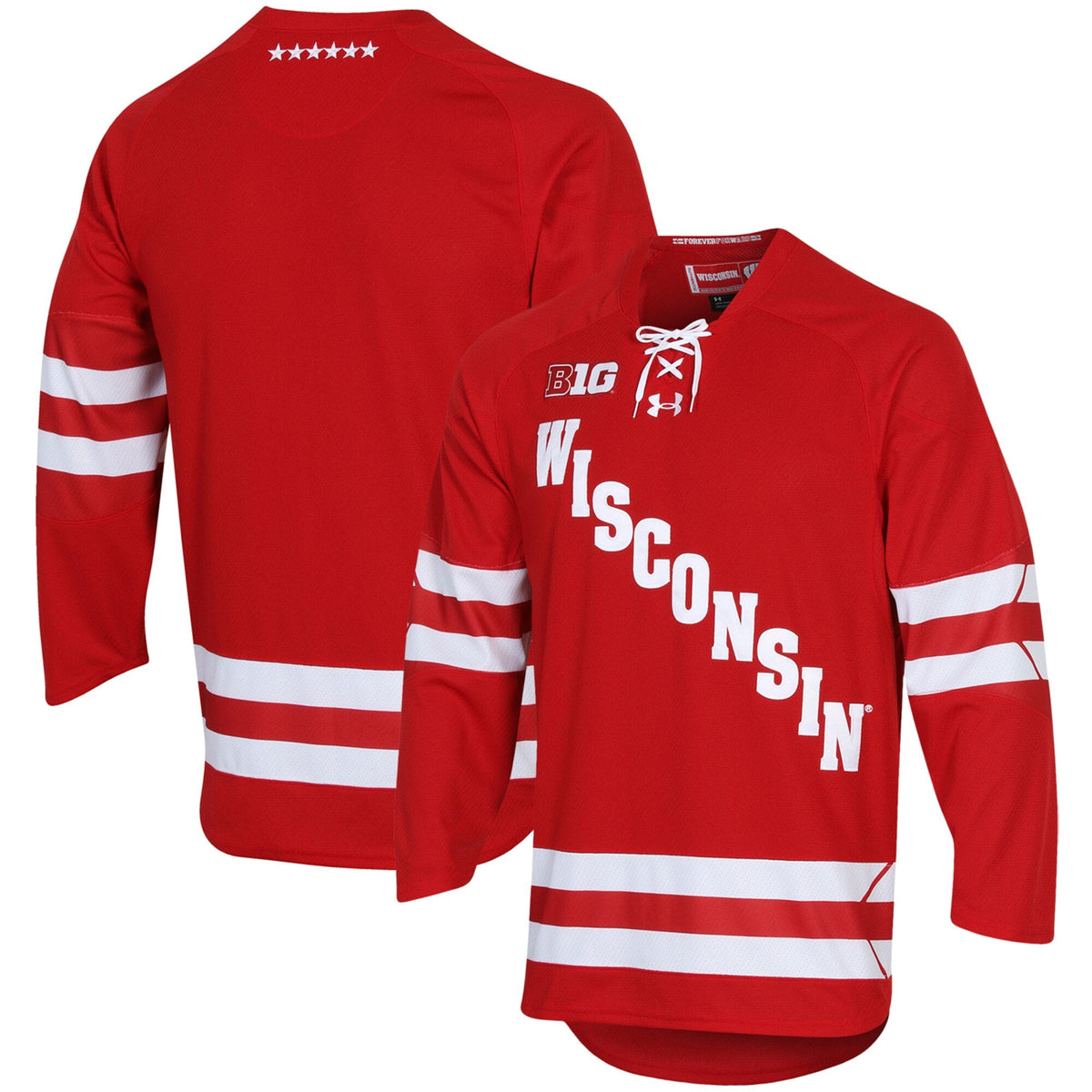 Wisconsin Badgers Replica Hockey Jersey - Red product image 1