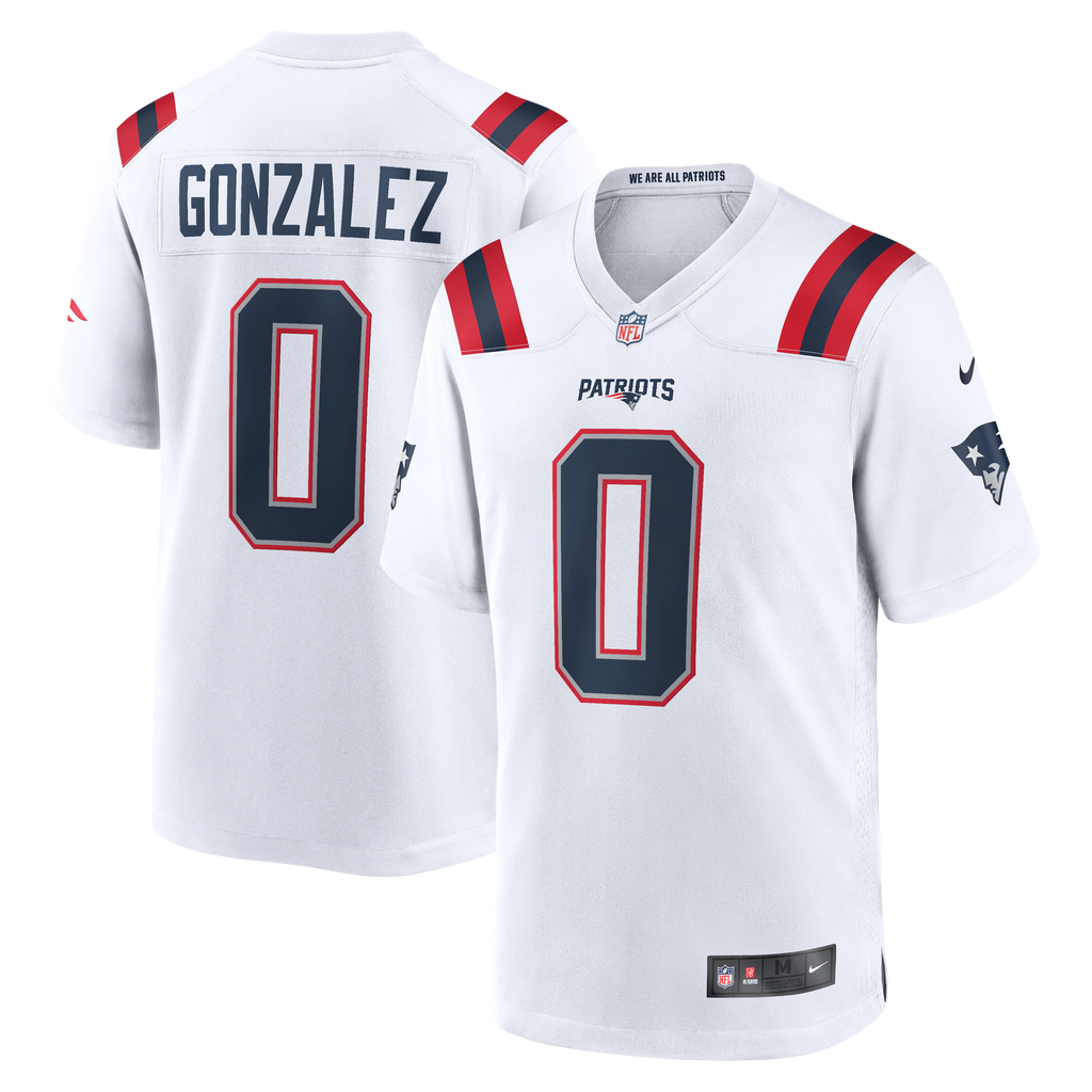 New England Patriots Christian Gonzalez Nike Navy Team Game product image 17