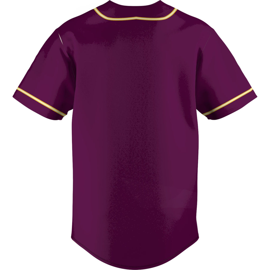Bloomsburg Huskies Lightweight Baseball Jersey - Maroon product image 4