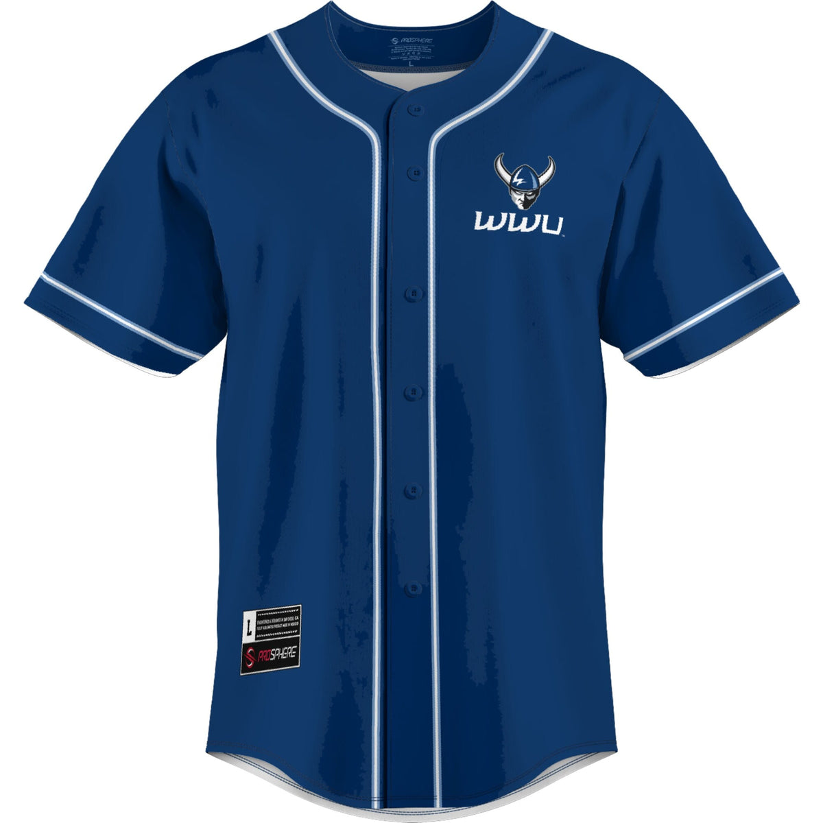 Western Washington Vikings Lightweight Baseball Jersey product image 3