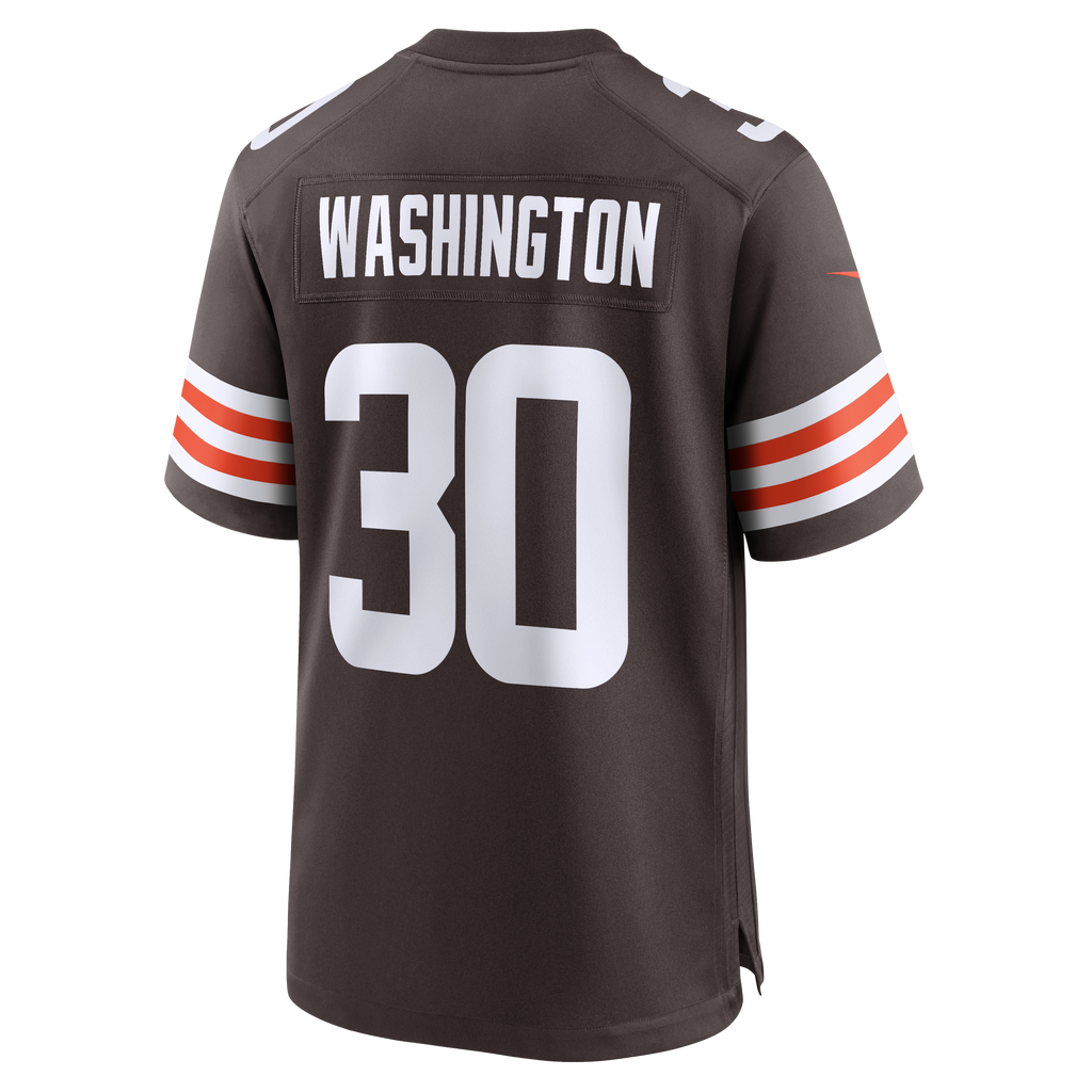 Cleveland Browns Zion Washington Nike Brown Team Game Jersey product image 5