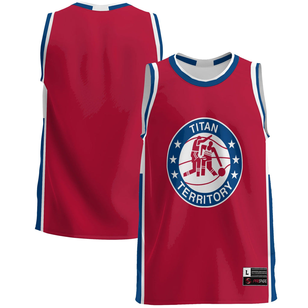 Detroit Mercy Titans Lightweight Basketball Jersey - Blue product image 2