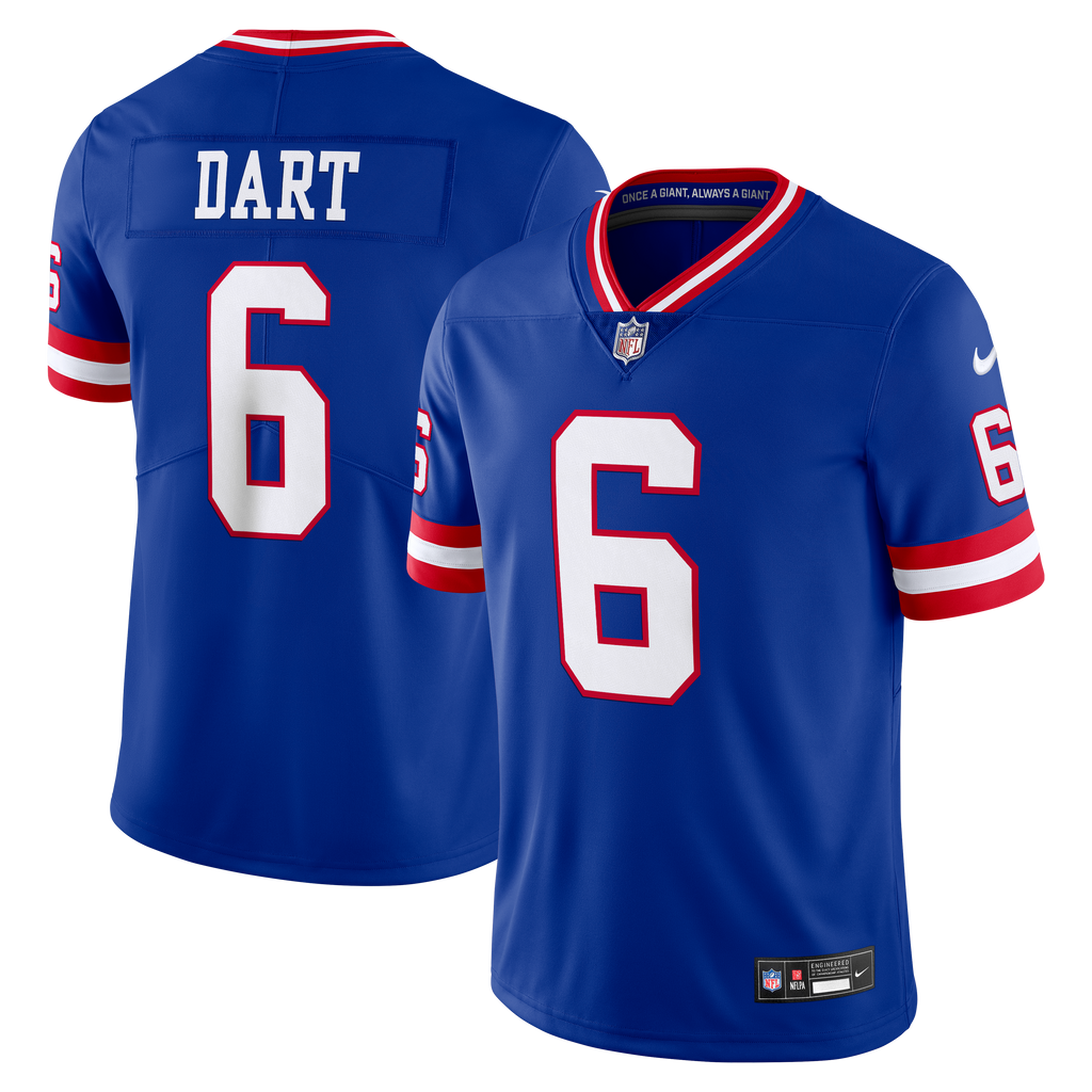 New York Giants Jaxson Dart Nike Royal Legacy Vapor product image 1