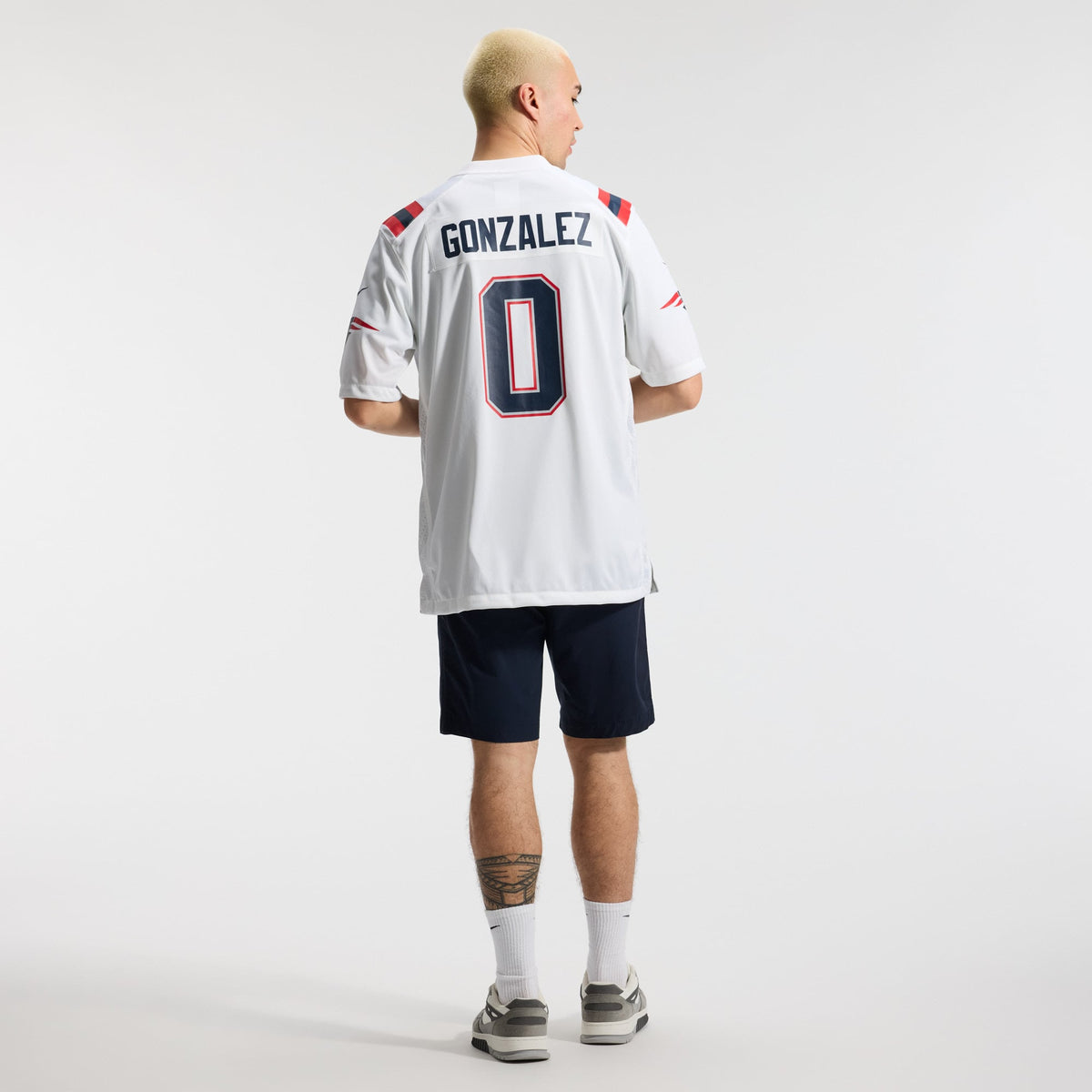 New England Patriots Christian Gonzalez Nike Navy Team Game product image 21