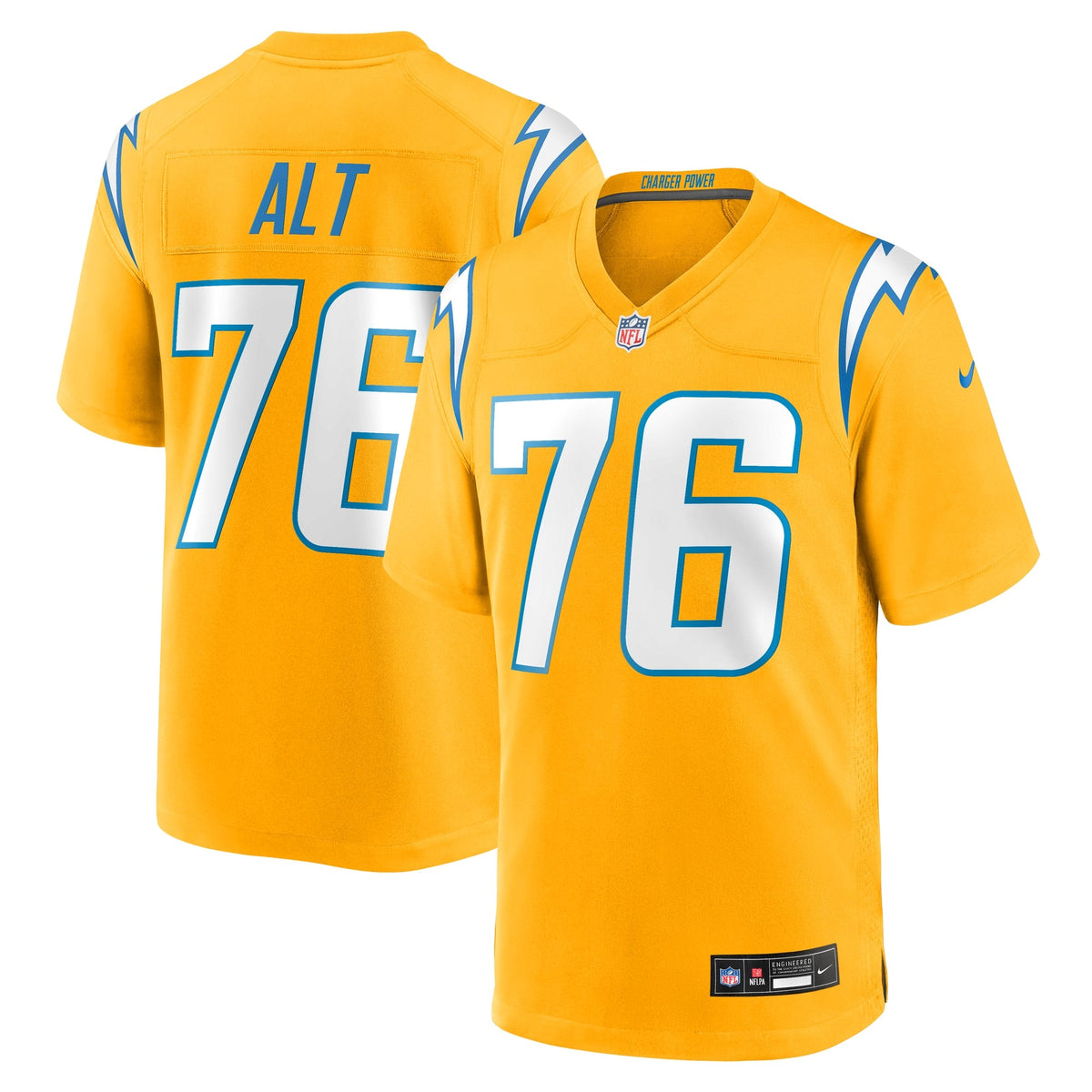 Los Angeles Chargers Joe Alt Nike Gold Alternate Charger product image 4