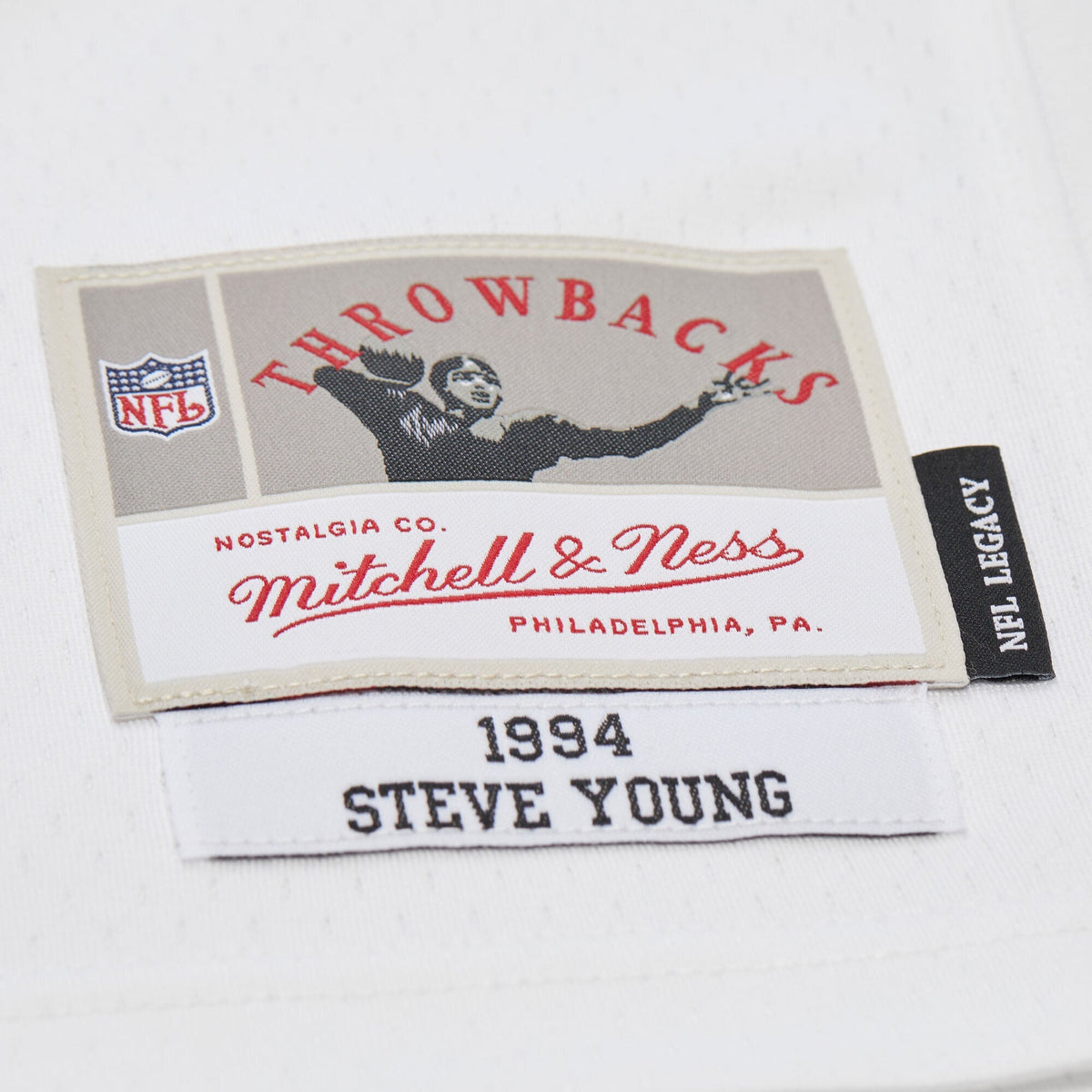 San Francisco 49ers Steve Young Mitchell & Ness White 1994 product image 5