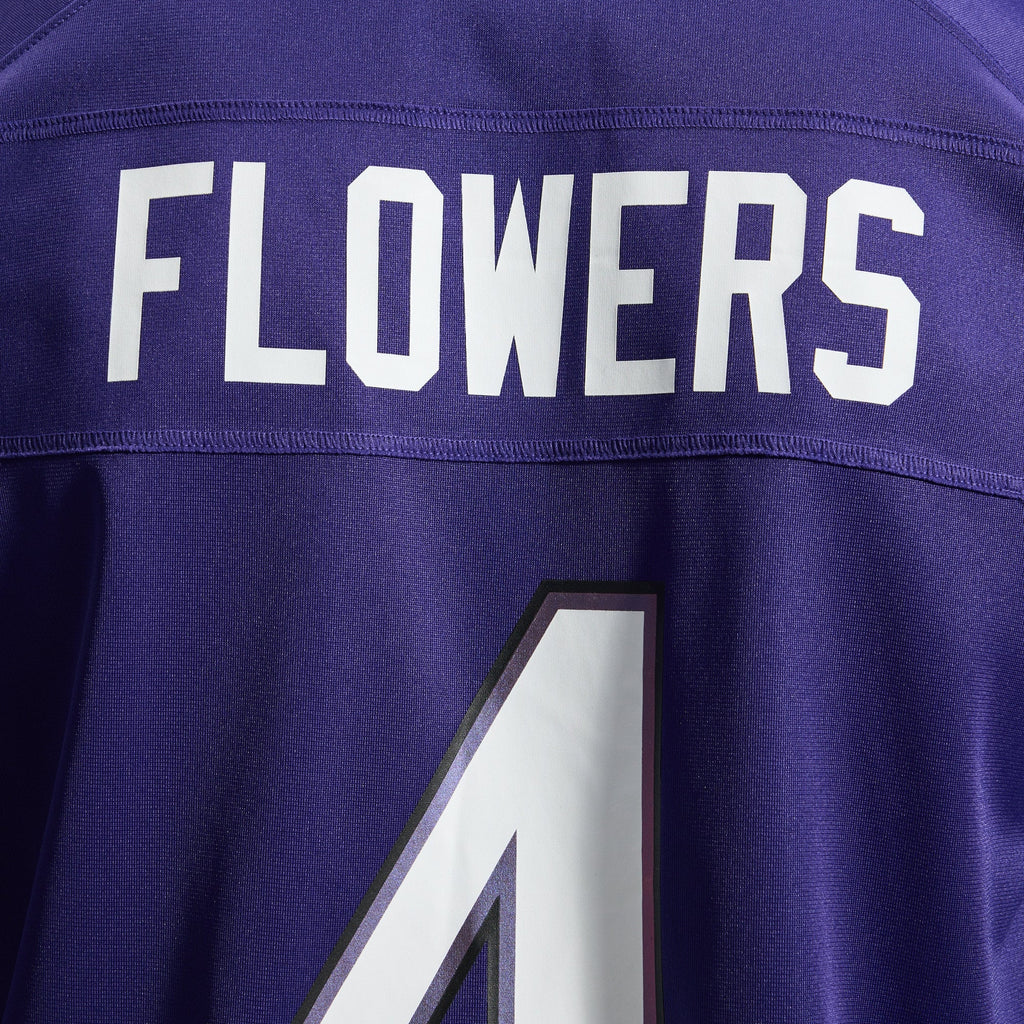 Baltimore Ravens Zay Flowers Nike Purple Team Game Jersey product image 12