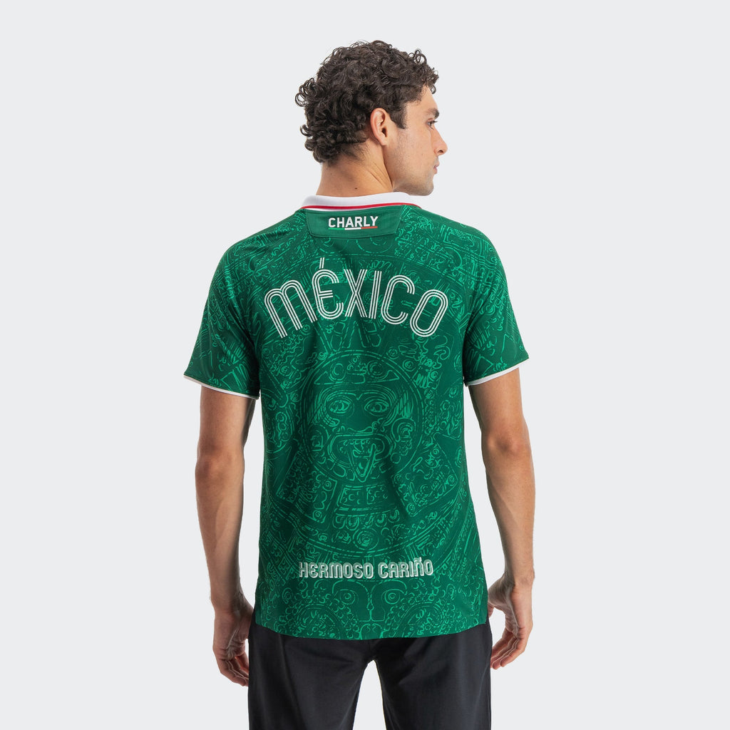 Charly Mexico Aztec Heritage Green Jersey Special Edition product image 6, provided for visual reference and product detail