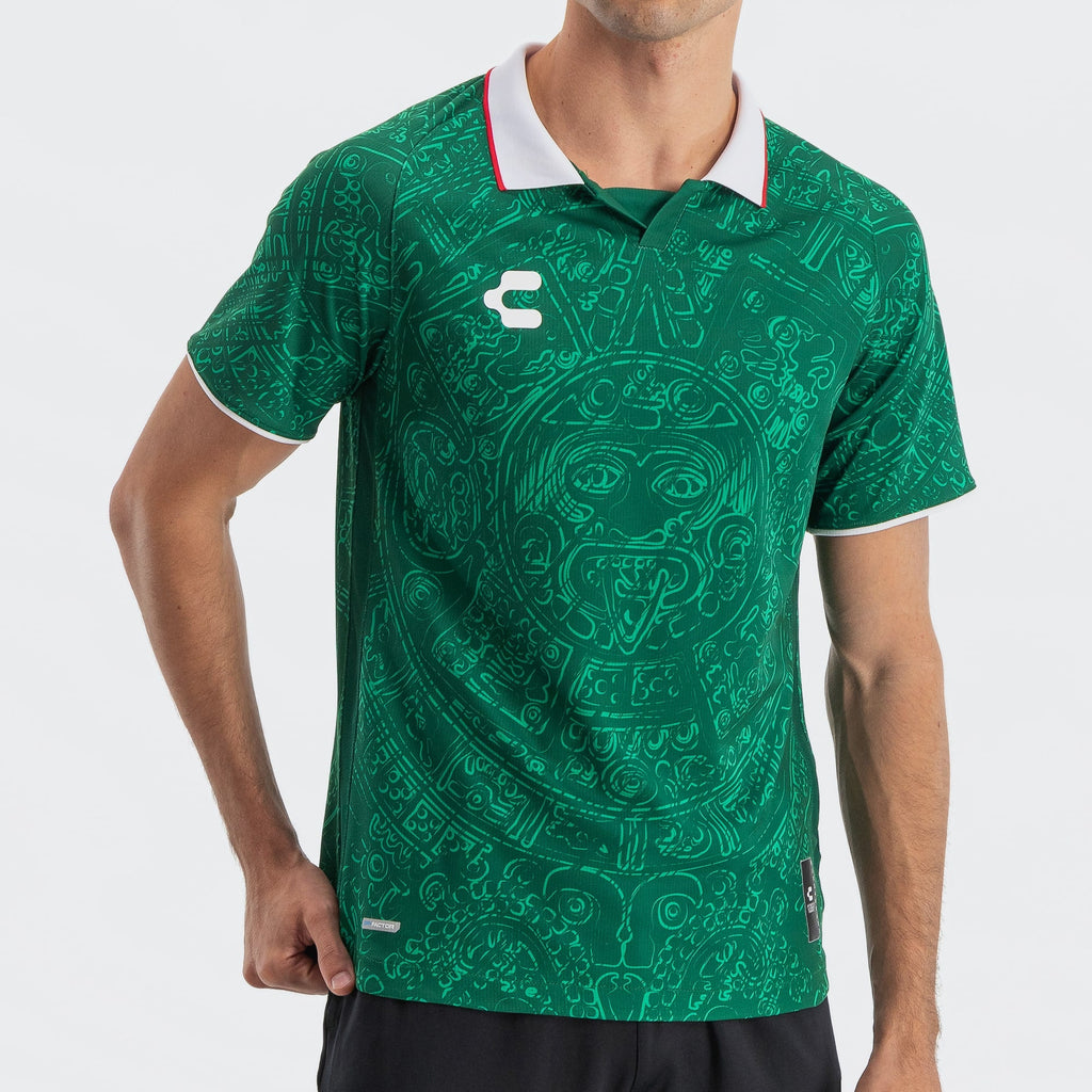 Charly Mexico Aztec Heritage Green Jersey Special Edition product image 7, provided for visual reference and product detail