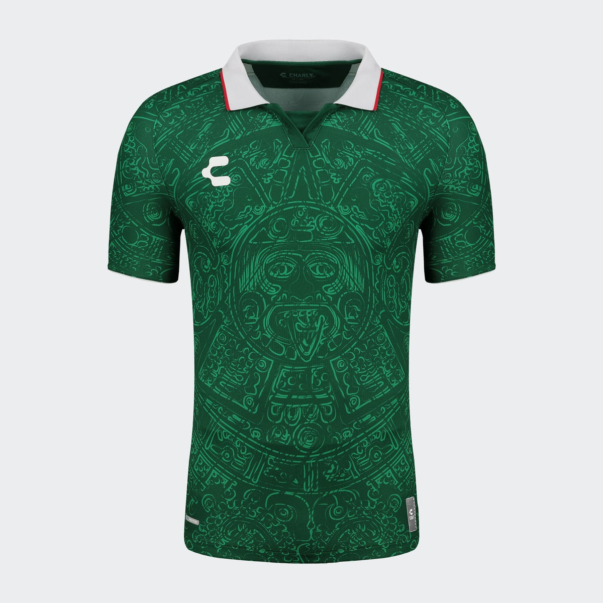 Charly Mexico Aztec Heritage Green Jersey Special Edition product image 1, provided for visual reference and product detail