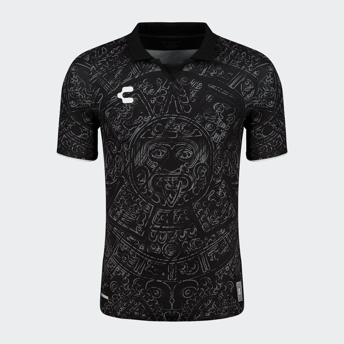 Charly Mexico Aztec Heritage Black Jersey Special Edition product image 1, provided for visual reference and product detail