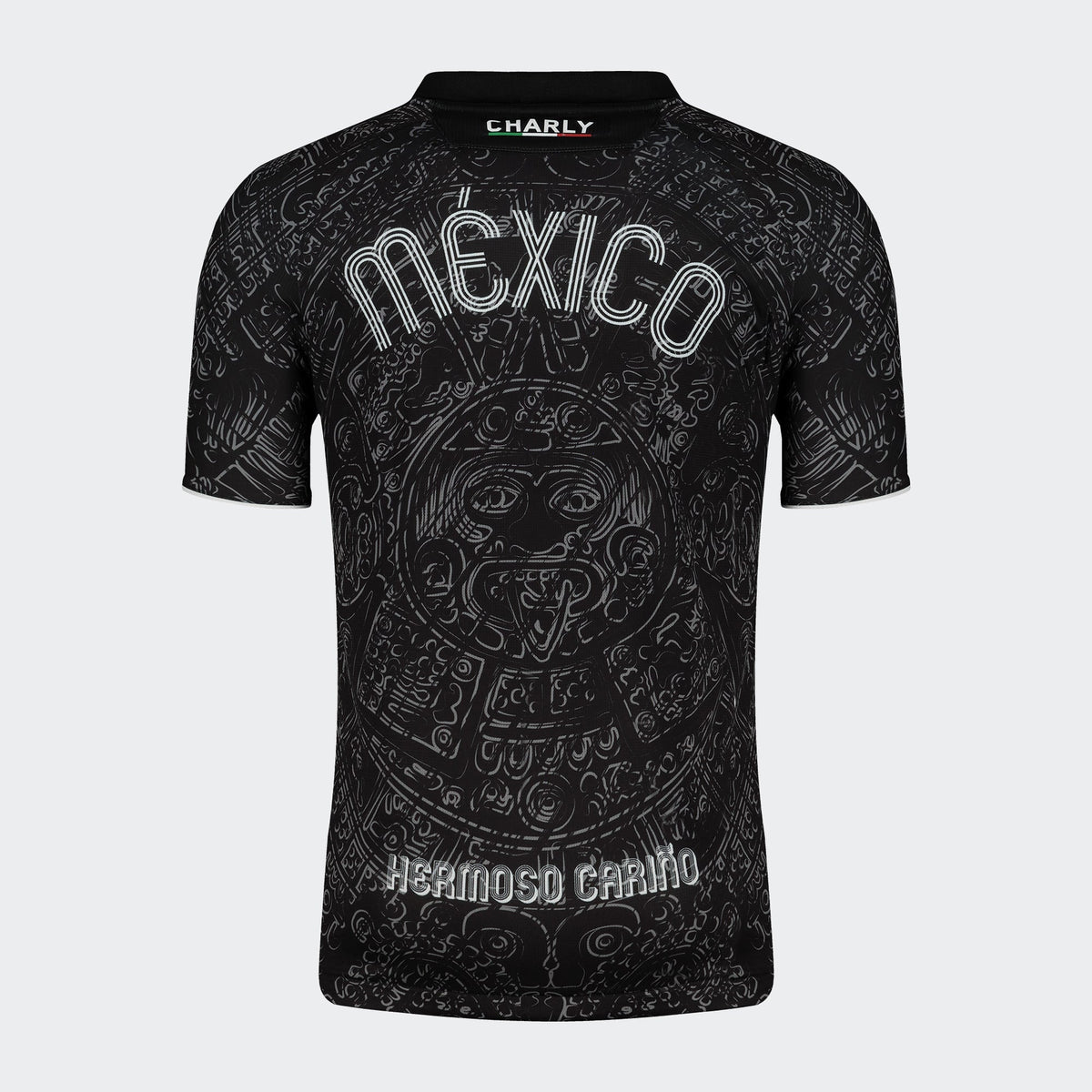 Charly Mexico Aztec Heritage Black Jersey Special Edition product image 2, provided for visual reference and product detail