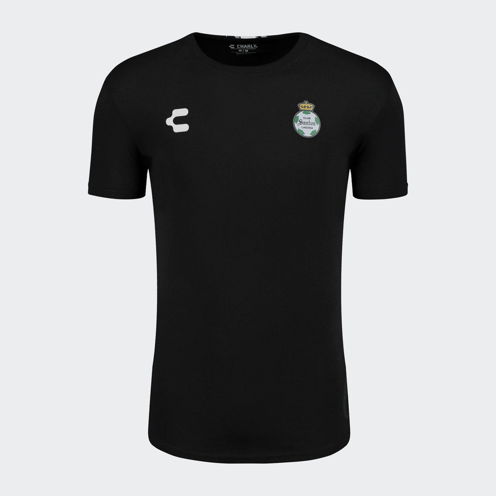 Charly Santos T-Shirt - Black product image 1, provided for visual reference and product detail review