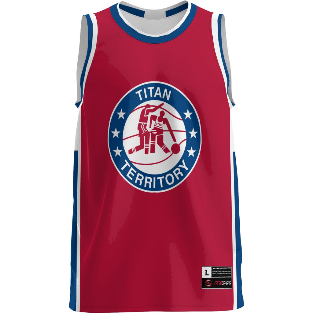Detroit Mercy Titans Lightweight Basketball Jersey - Blue product image 3