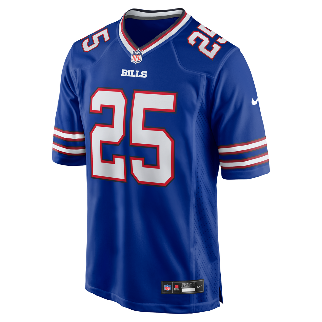 Buffalo Bills Ty Johnson Nike Royal Team Game Jersey product image 2