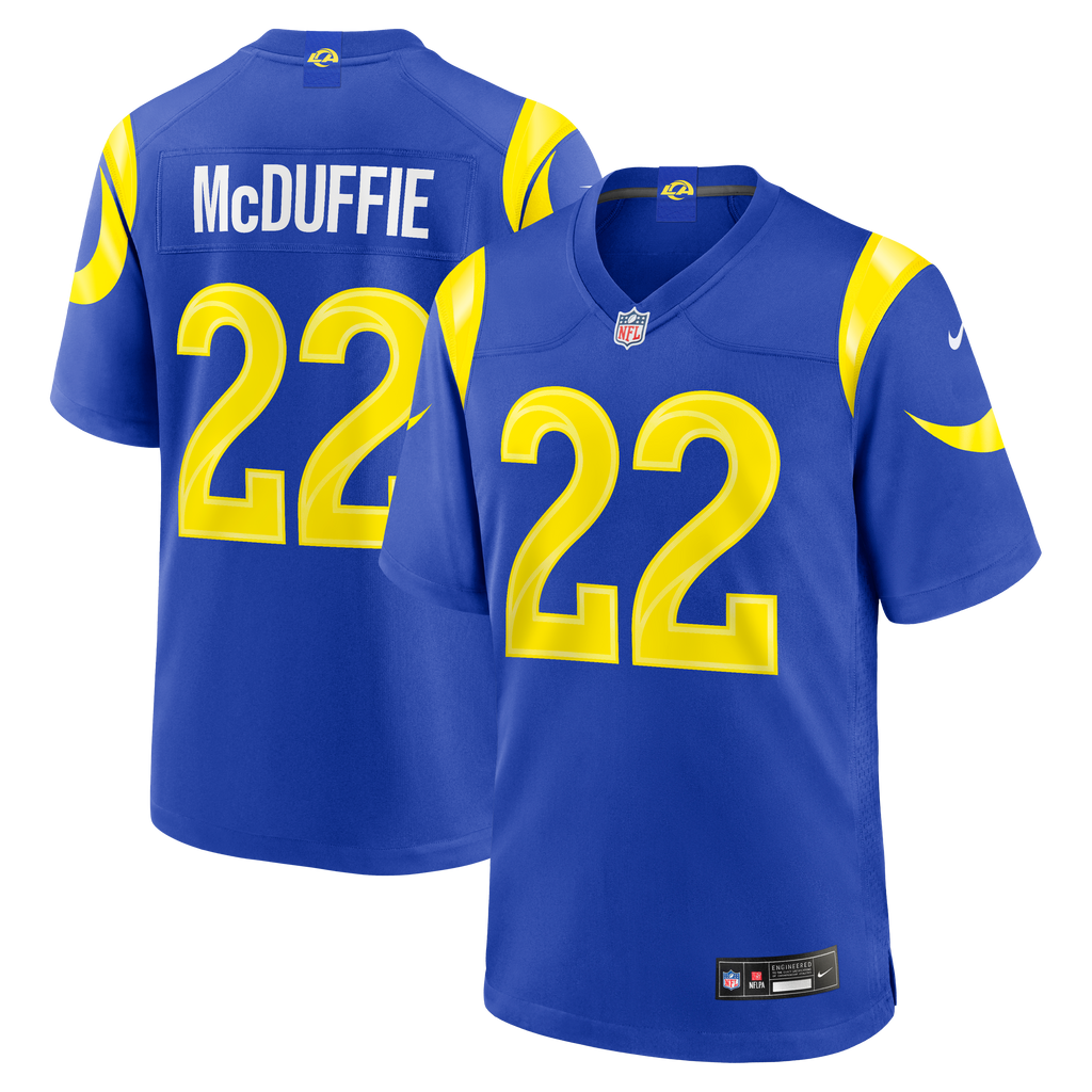Los Angeles Rams Trent McDuffie Nike Royal Team Game Player product image 1