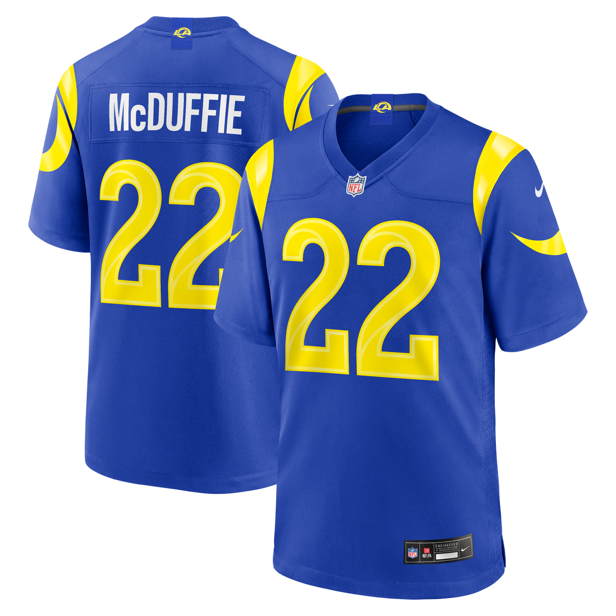 Los Angeles Rams Trent McDuffie Nike Royal Team Game Player product image 1