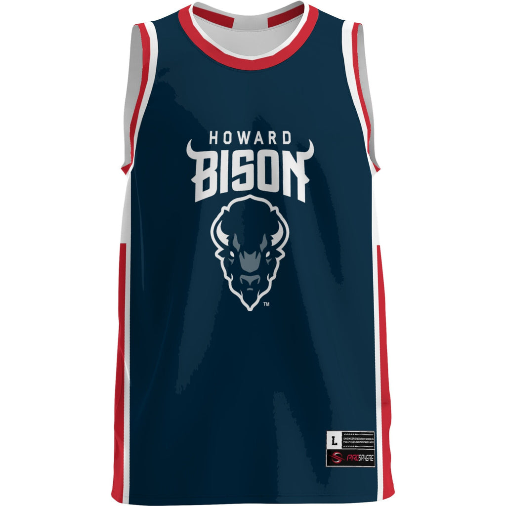 Howard Bison Lightweight Basketball Jersey - Blue product image 3