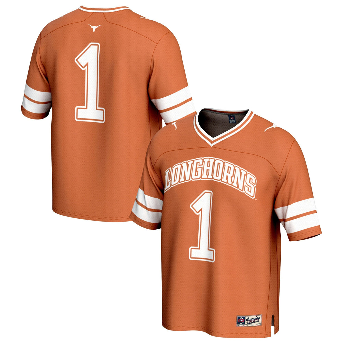#1 Texas Longhorns Football Fashion Jersey - Orange product image 2