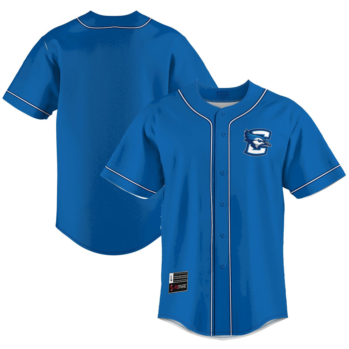 Creighton Bluejays Lightweight Baseball Jersey - Blue product image 1