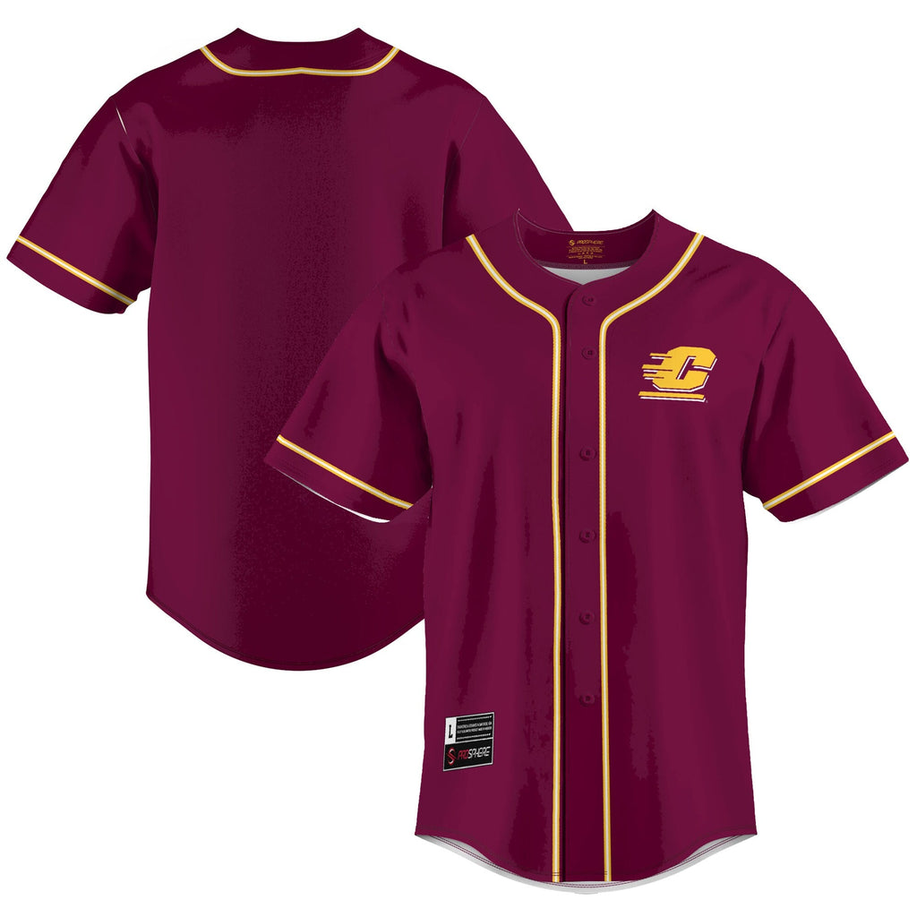 Central Michigan Chippewas Lightweight Baseball Jersey product image 1