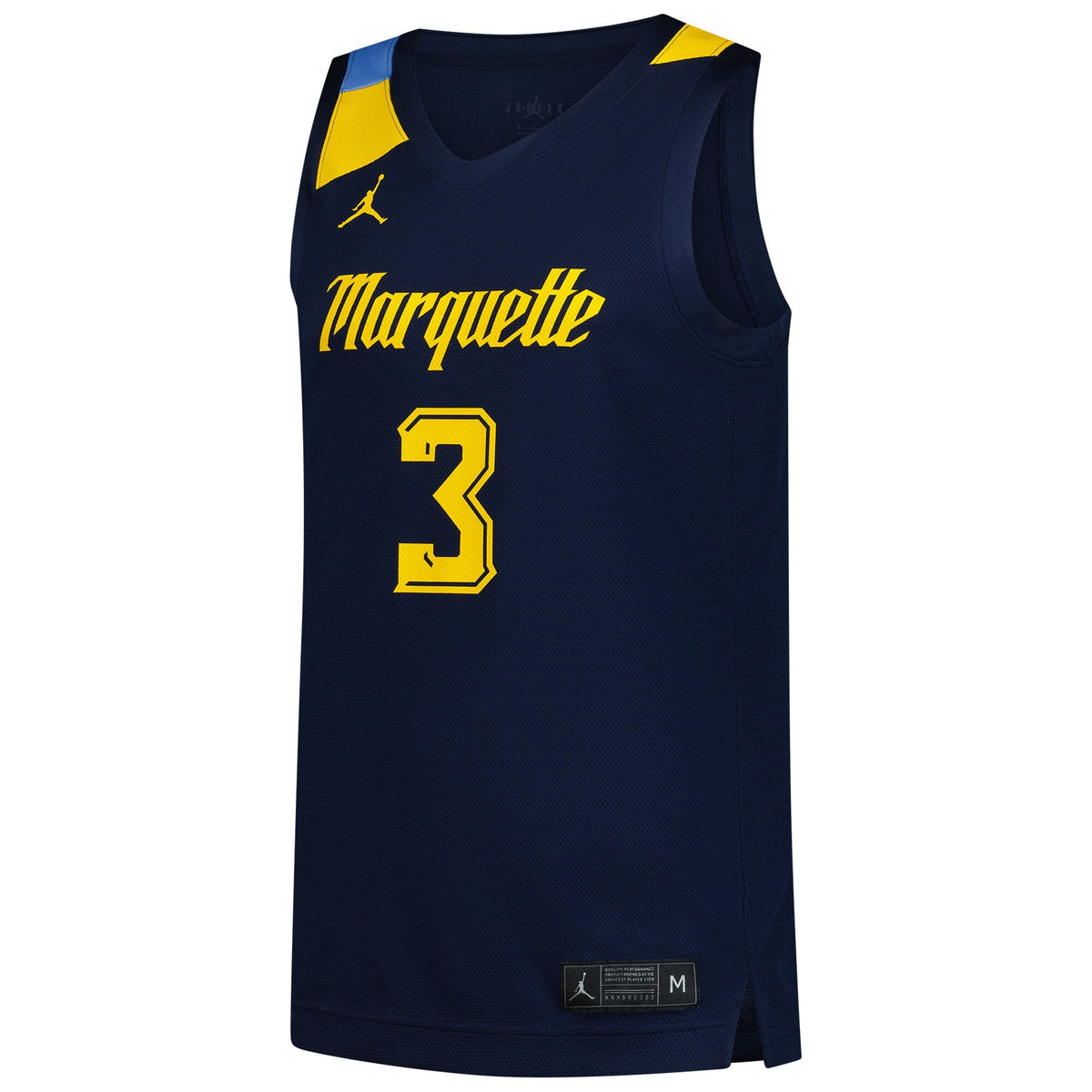#3 Marquette Golden Eagles Replica Basketball Jersey - Navy product image 3