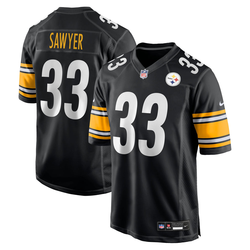 Pittsburgh Steelers Jack Sawyer Nike Black Team Game Jersey product image 1