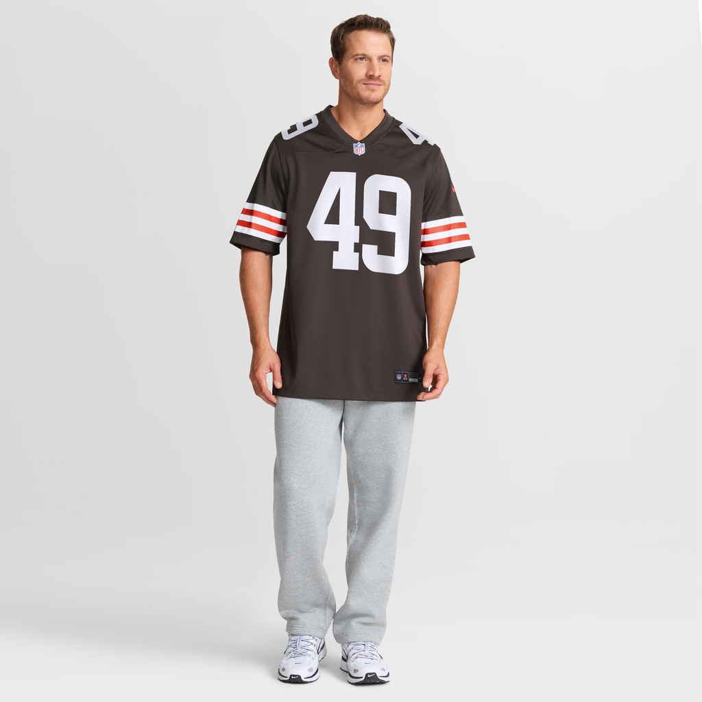Cleveland Browns Carson Schwesinger Nike Brown 2025 NFL product image 6