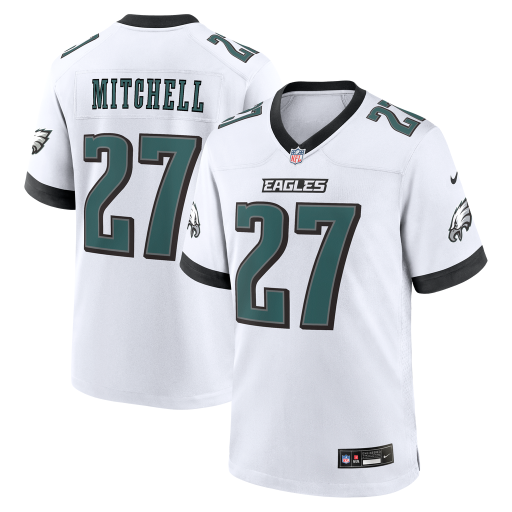 Philadelphia Eagles Quinyon Mitchell Nike White Game Jersey product image 1