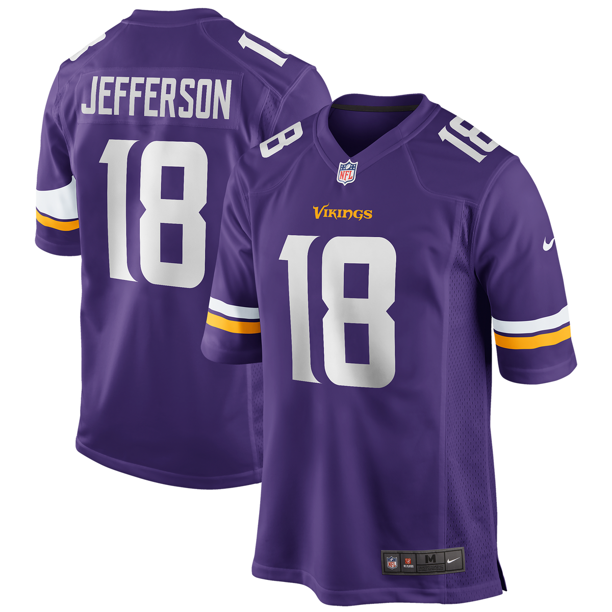 Minnesota Vikings Justin Jefferson Nike Purple Player Game product image 14