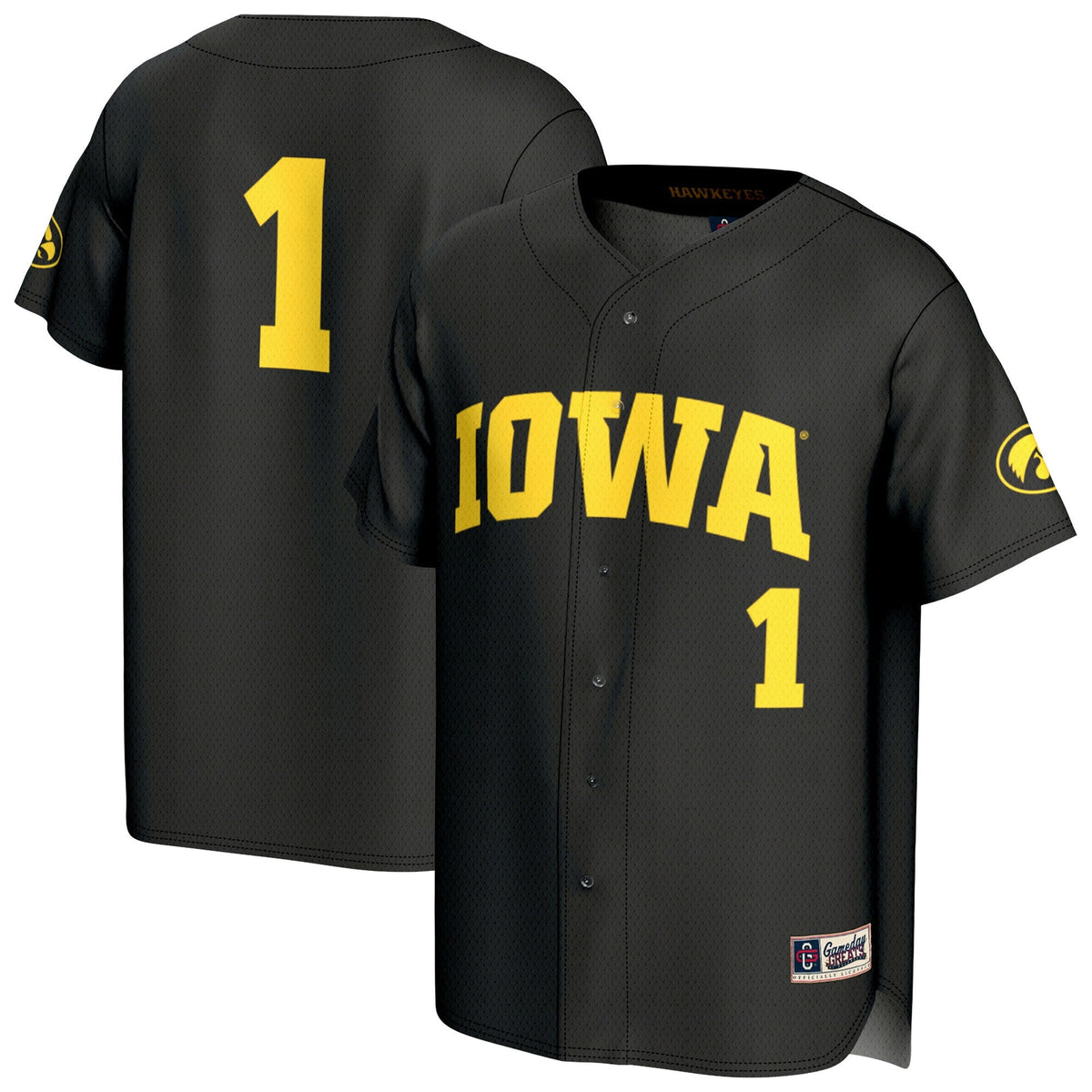 Iowa Hawkeyes Lightweight Collegiate Baseball Fashion product image 1