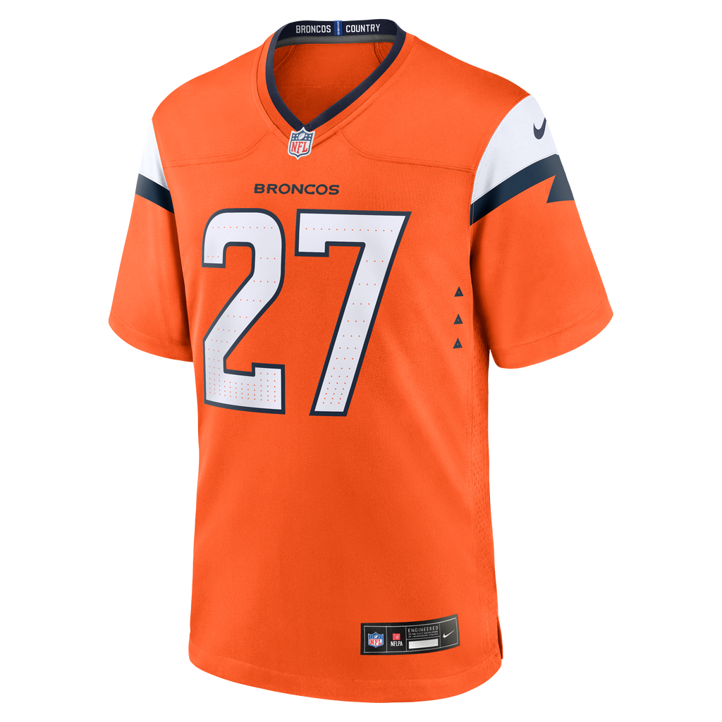 Denver Broncos J.K. Dobbins Nike Orange Team Game Jersey product image 2