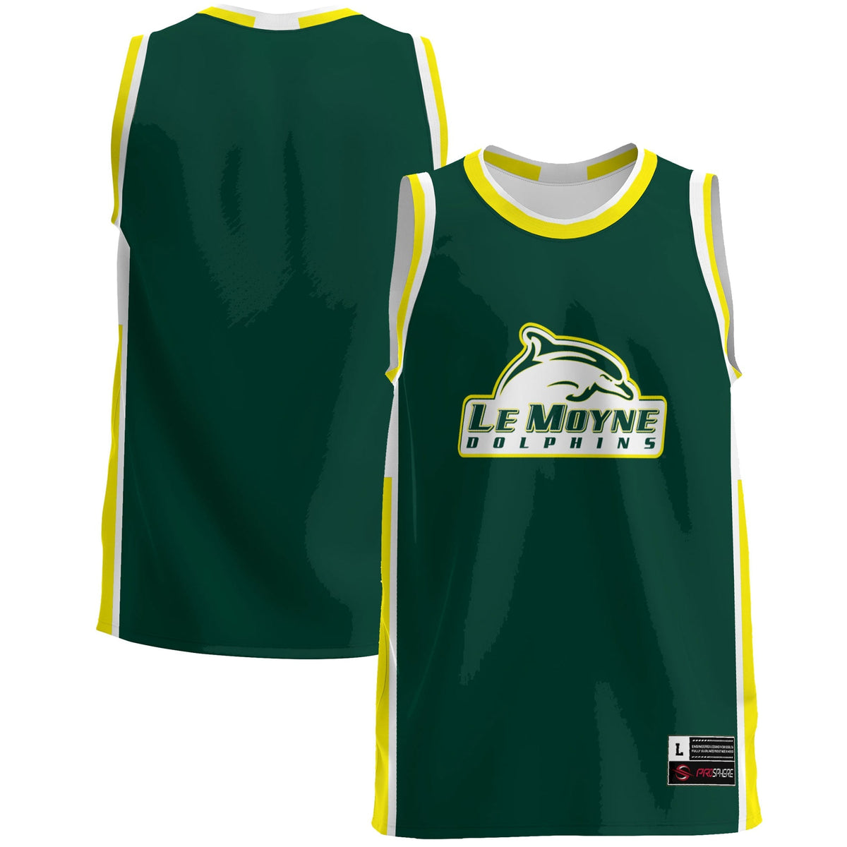 Le Moyne Dolphins Lightweight Basketball Jersey - Green product image 2