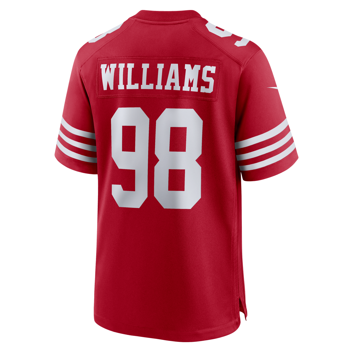 San Francisco 49ers Mykel Williams Nike Scarlet Team Game product image 3
