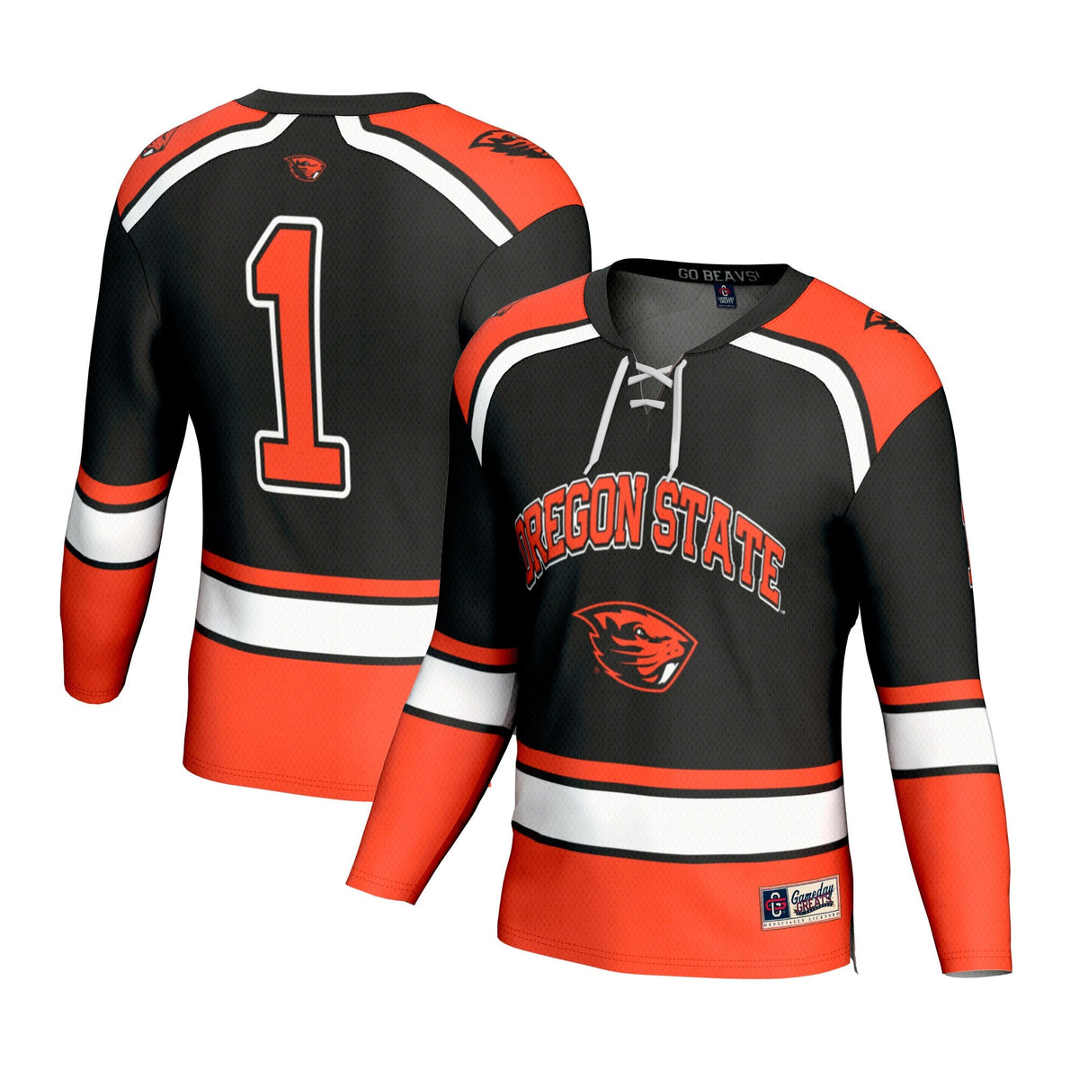 #1 Oregon State Beavers Lightweight Hockey Fashion Jersey product image 1