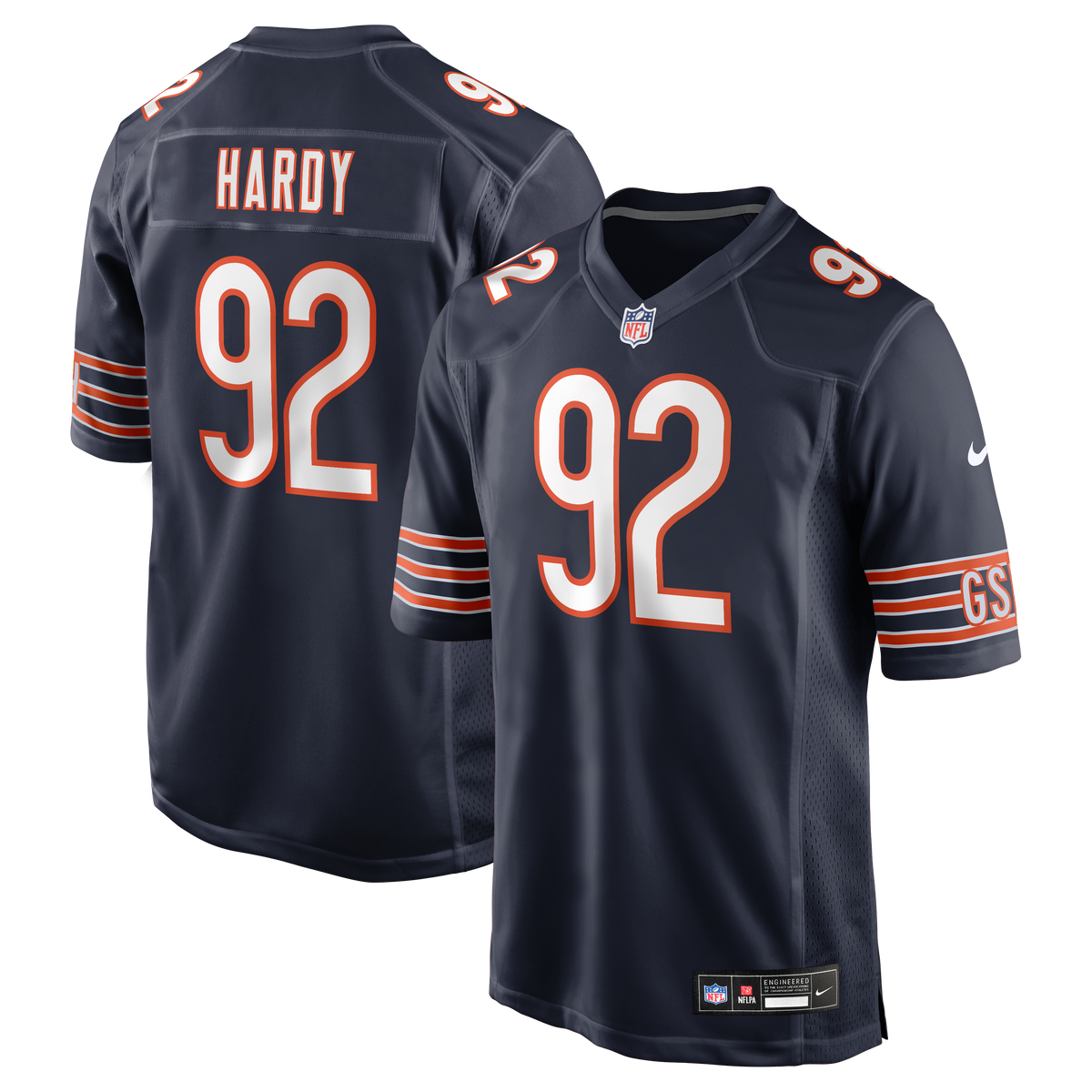 Chicago Bears Daniel Hardy Nike Navy Team Game Jersey product image 1