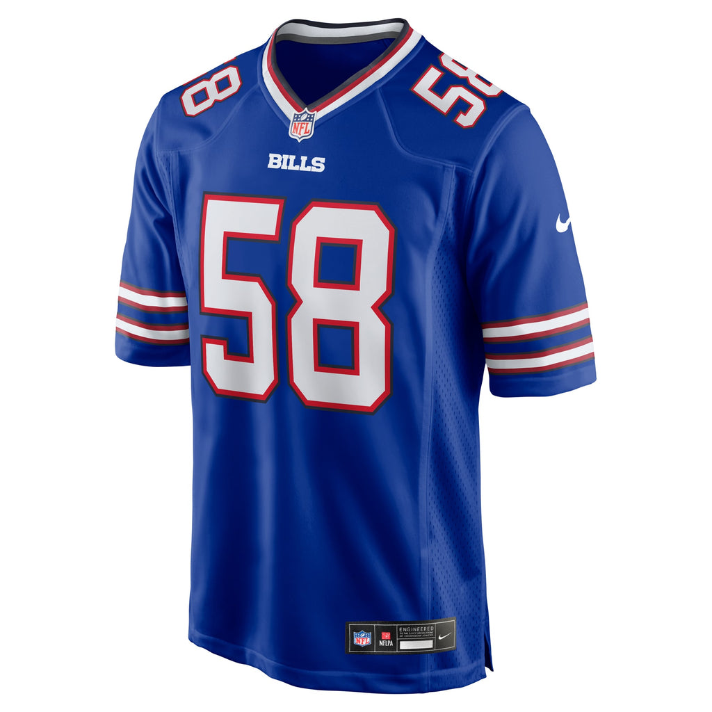 Buffalo Bills Matt Milano Nike Royal Game Player Jersey product image 10