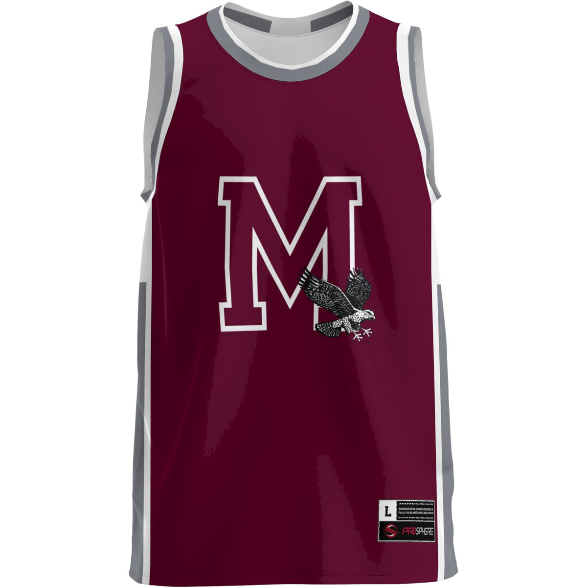 Maryland Eastern Shore Hawks Lightweight Basketball Jersey product image 3