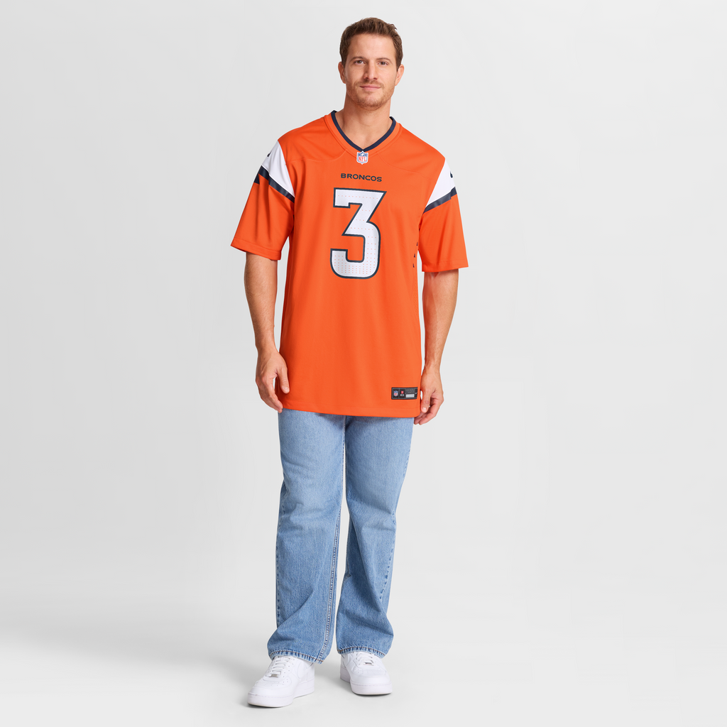 Denver Broncos Wil Lutz Nike Orange Team Game Jersey product image 7