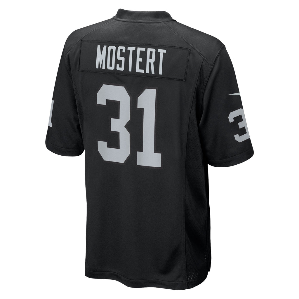 Las Vegas Raiders Raheem Mostert Nike Black Team Game Jersey product image 3
