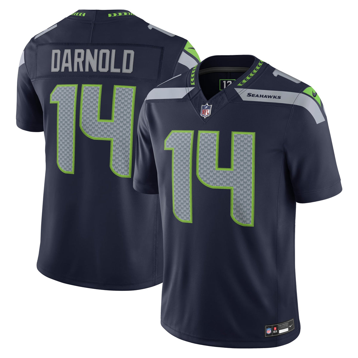 Seattle Seahawks Sam Darnold Nike College Navy Team Vapor product image 4