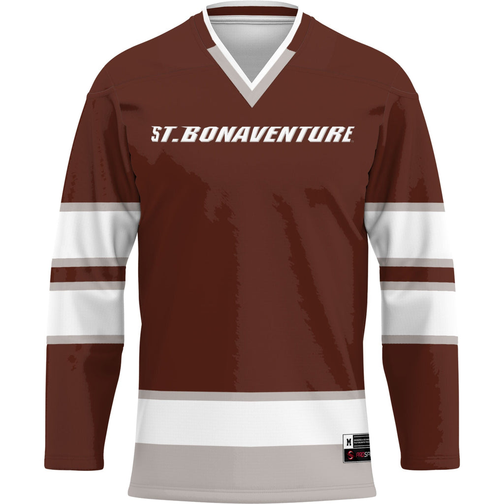 St. Bonaventure Bonnies Hockey Jersey - Brown product image 3