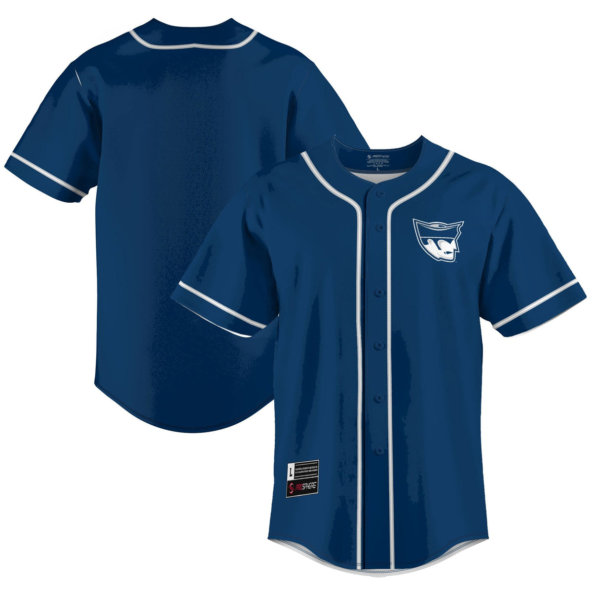 Marietta College Pioneers Lightweight Baseball Jersey - Navy product image 2