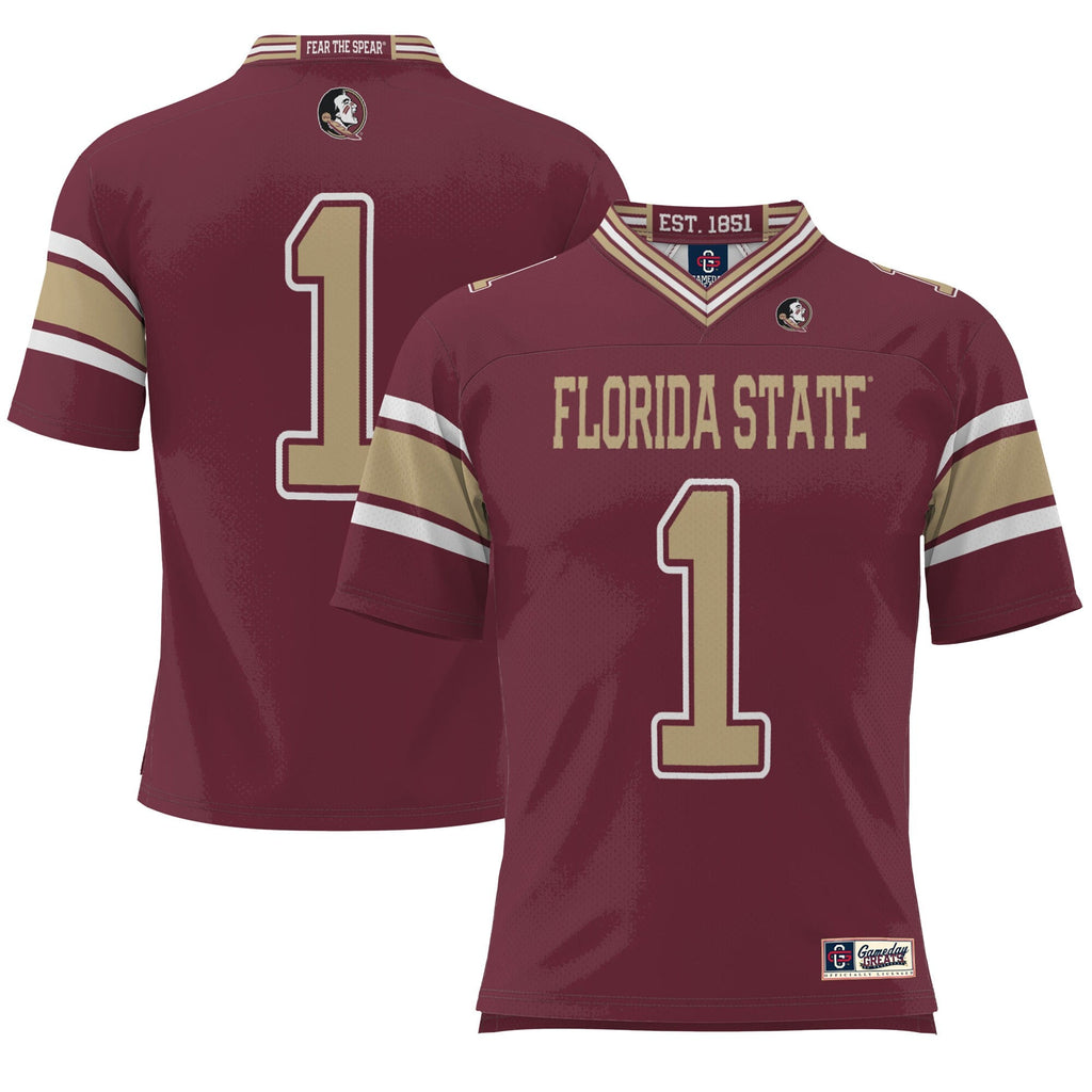 #1 Florida State Seminoles Endzone Football Jersey - Garnet product image 2