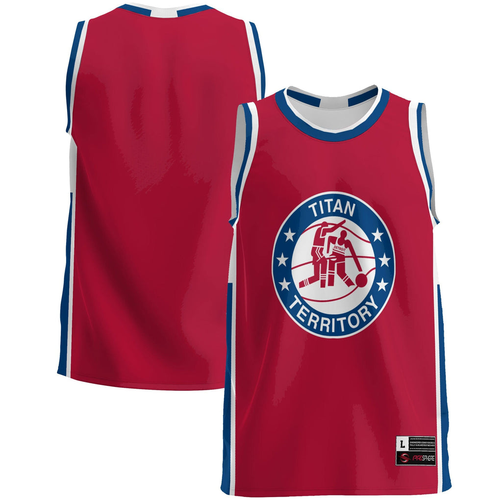 Detroit Mercy Titans Lightweight Basketball Jersey - Blue product image 1