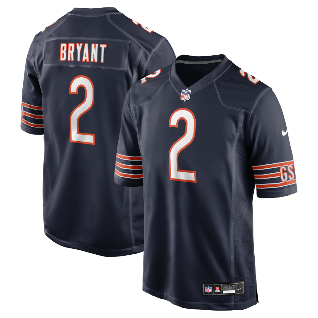 Chicago Bears Coby Bryant Nike Navy Team Game Jersey product image 1