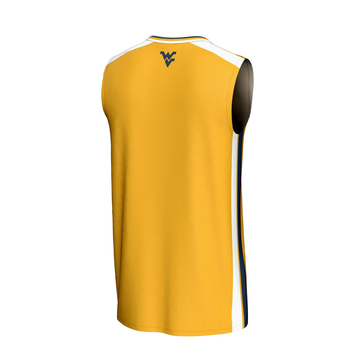 West Virginia Mountaineers Spirit Basketball Jersey - Gold product image 4